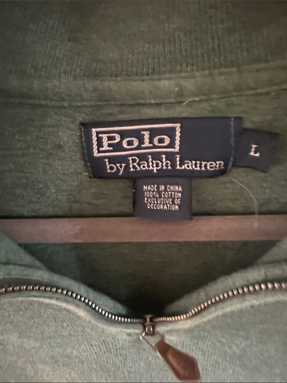 Polo by Ralph Lauren Sage Green Half-Zip Pullover